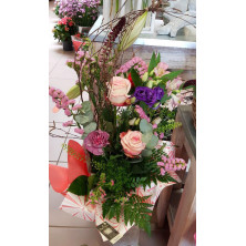 Bouquet de fleurs hauteur élégant - Couleur au choix - Fleuriste Celles-Sur-Belle (79)