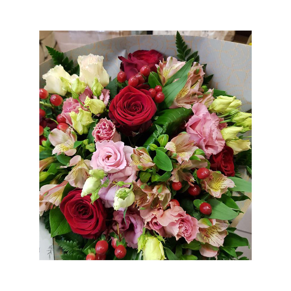 Bouquet de fleurs de saison à la tige élégant - Couleur au choix - Fleuriste Celles-sur-Belle (79)