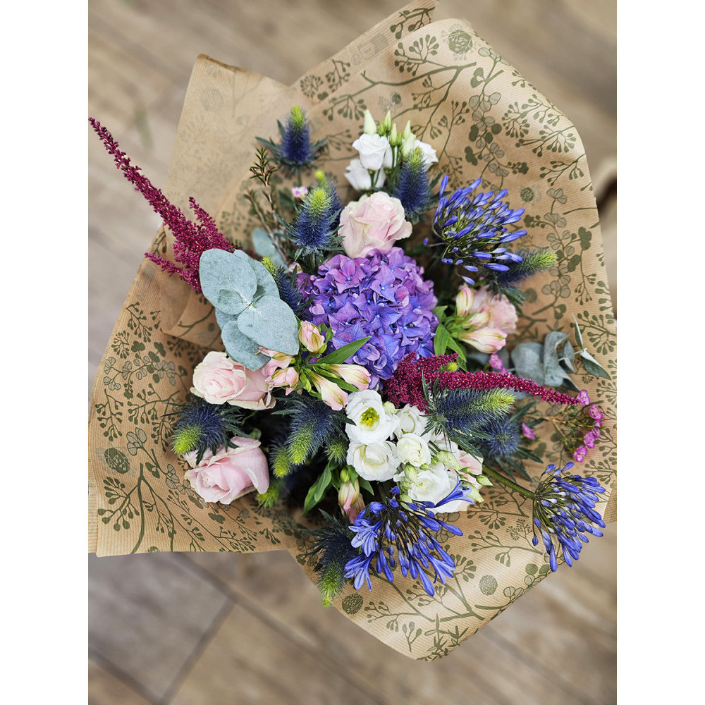 Abonnement pour offrir ou s'offrir (3 mois) un joli bouquet à la tige composé de fleurs de saison - Couleurs au choix