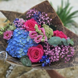 Bouquet de fleurs de saison à la tige élégant - Couleur au choix - Fleuriste Celles-sur-Belle (79)